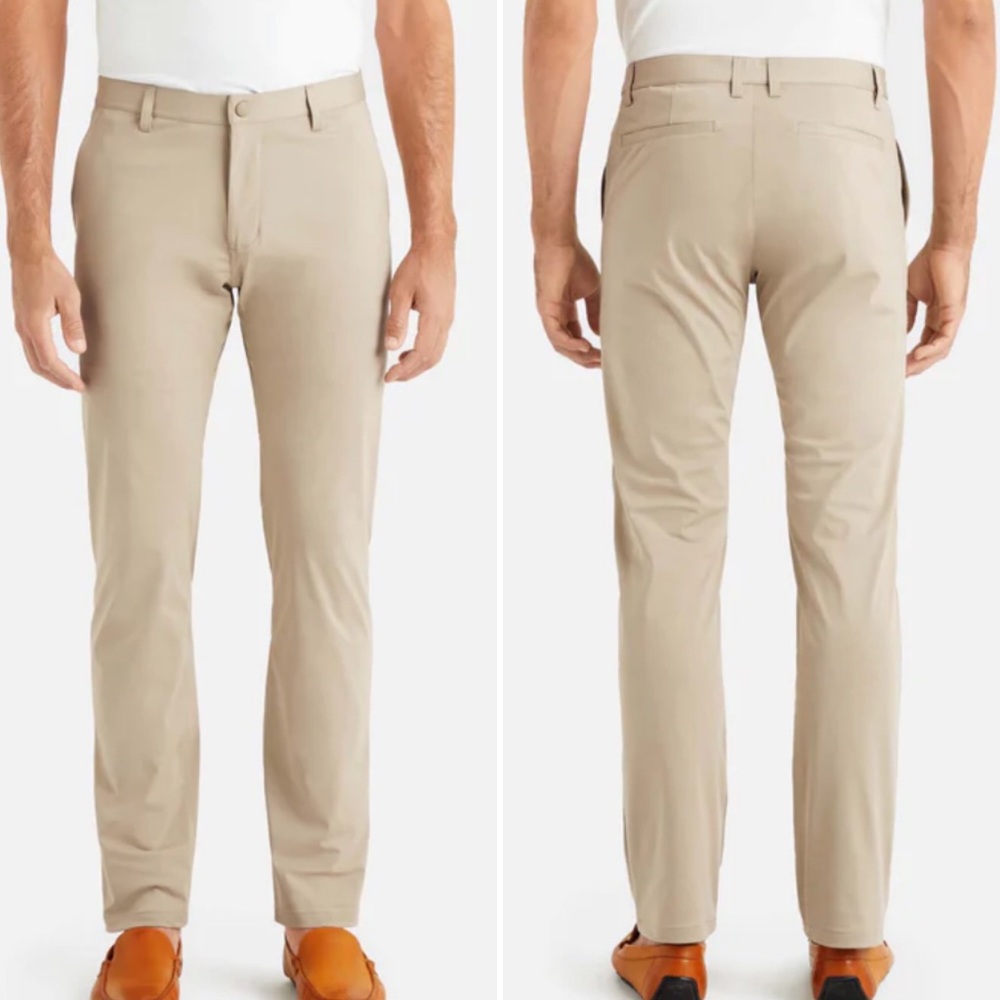 Rhone Commuter Pant Regular Fit in Khaki - Size 36